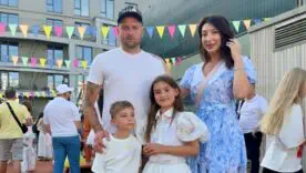 Ярослав Ракицький з родиною