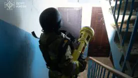 Наслідки атаки Києва/Фото: ДСНС