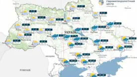 В ближайшие дни на севере и западе Украины будет холодно, ночью мороз, на юге и востоке тепло, но с дождями, сообщает УкрГМЦ