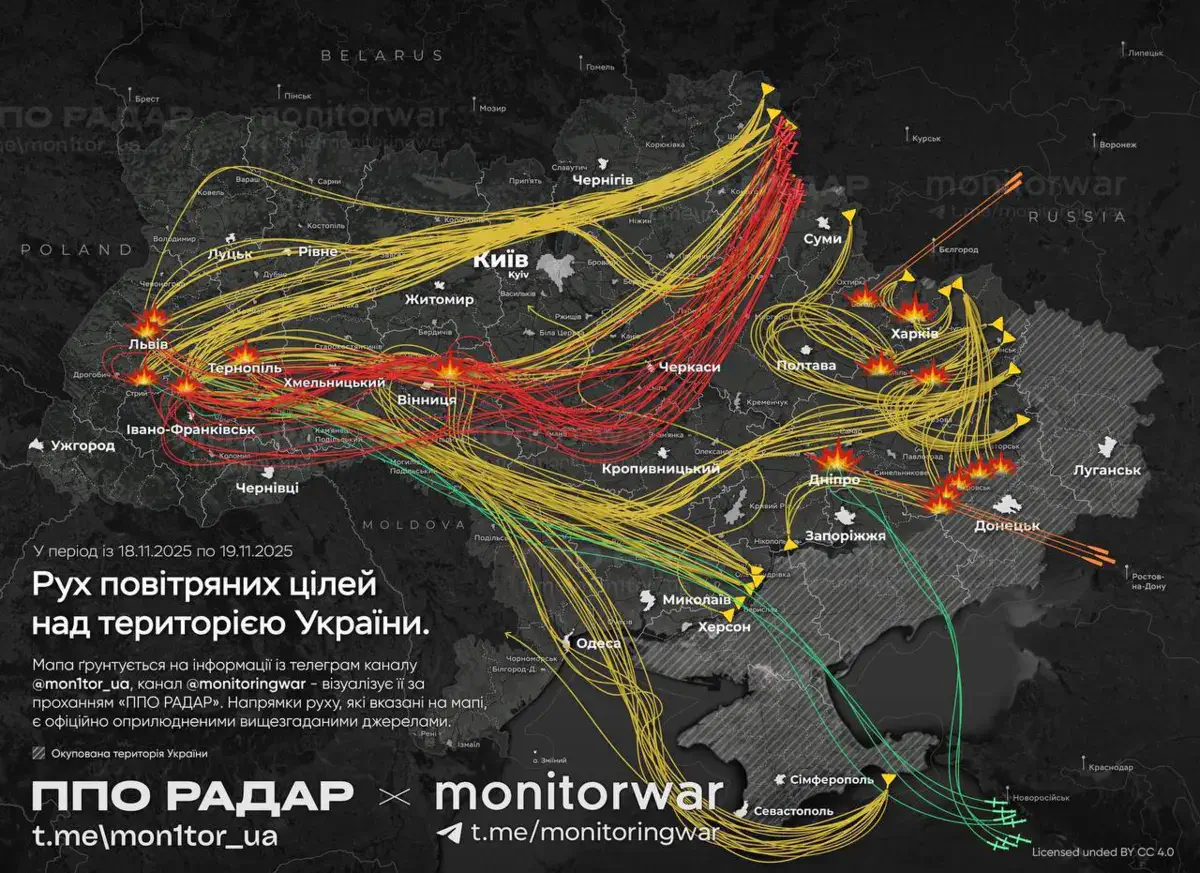Примерный маршрут террористической атаки россиян