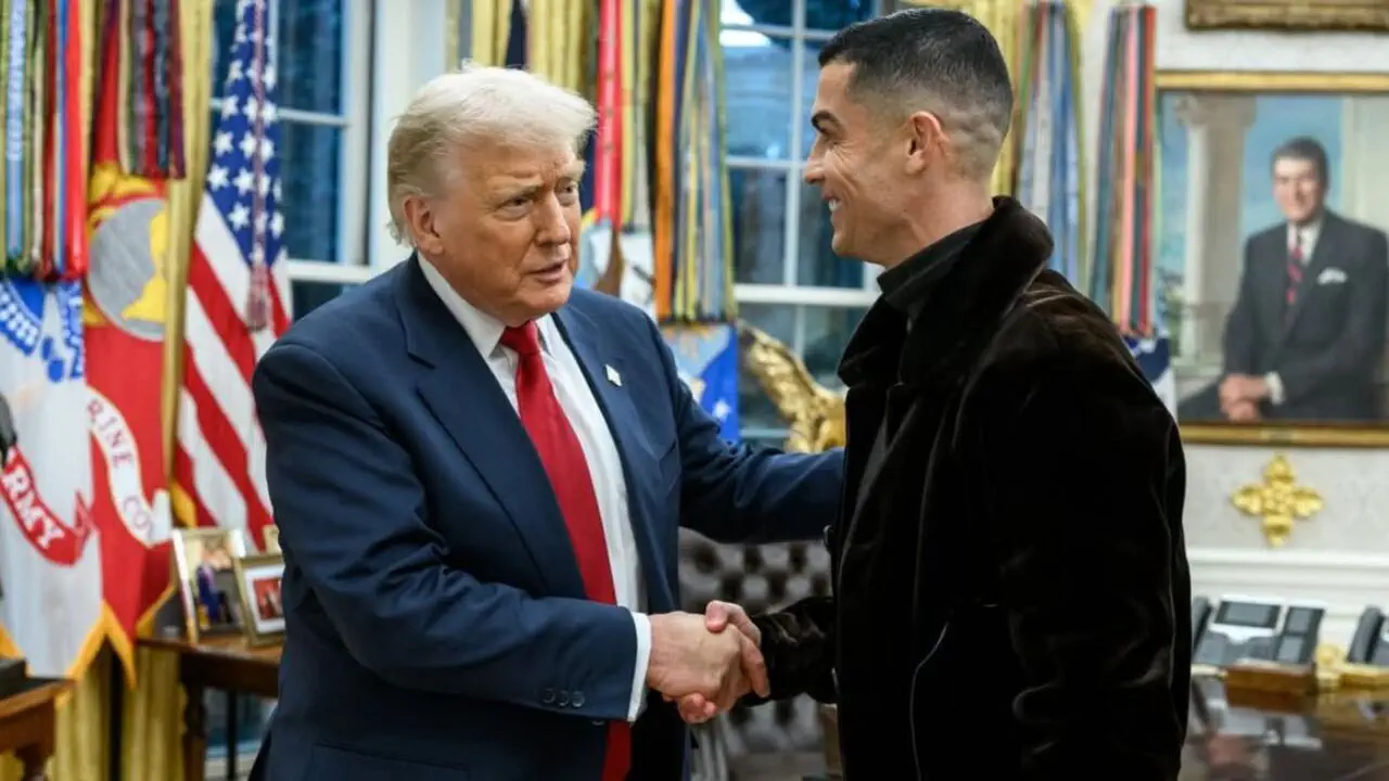 Криштиану Роналду и Дональд Трамп