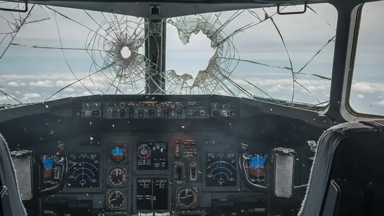 Кривавий інцидент на висоті 10 км: невідомий об'єкт пробив лобове скло Boeing 737