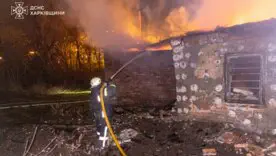 Наслідки масованого удару по Харкову/Фото: ДСНС
