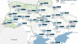 В Україні в найближчу добу невеликі дощі, вночі та вранці туман, інформує Укргідрометцентр