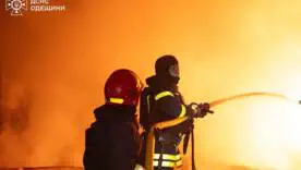 Ночные атаки РФ/Фото: ГСЧС
