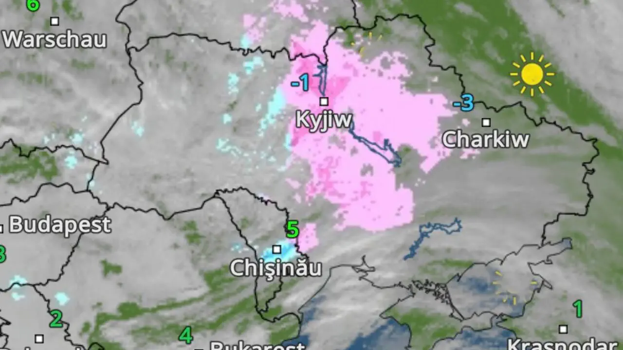 Зима на порозі: де ще затримається мінус і де буде мокрий сніг
