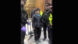 Грета Тунберг заарештована в Лондоні за підтримку палестинських активістів, які оголосили голодування
