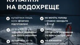 МВД Украины напоминает правила поведения на Крещение