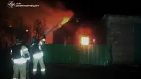 Наслідки атаки Дніпропетровщини/Фото: ДСНС