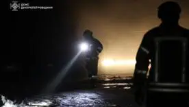 Наслідки атаки Дніпропетровщини/Фото: ДСНС