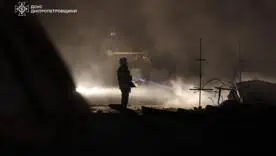 Наслідки атаки Дніпропетровщини/Фото: ДСНС