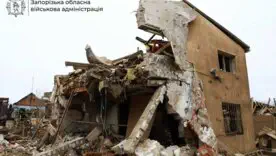 Последствия атаки Запорожской области/Фото: Иван Федоров, ГСЧС