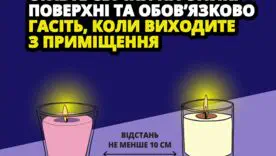 Коли зникає світло, ми часто запалюємо свічки