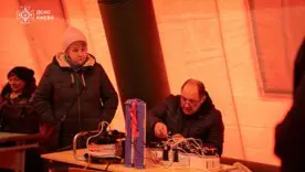 В столице продолжают работу мобильные пункты несокрушимости/Фото: ГСЧС