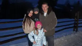 Виталий Буяльский с семьёй