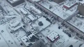 россия разместила военную технику у ядерных реакторов ЗАЭС - видео из дрона