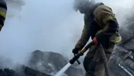 Наслідки атаки Дніпропетровщини/Фото: ДСНС