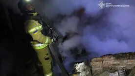 Наслідки атаки Дніпропетровщини/Фото: ДСНС