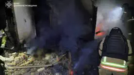 Наслідки атаки Дніпропетровщини/Фото: ДСНС