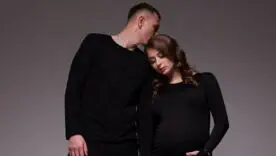 Дмитро Різник з дружиною