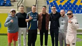 Олександр Усик та Кріштіану Роналду