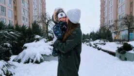 Дар'я Михайленко з сином