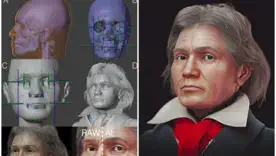 Цифровое возрождение Бетховена: 3D-сканирование и алгоритмы ИИ создали самые точные портреты