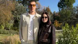 Андрій Лунін з дружиною