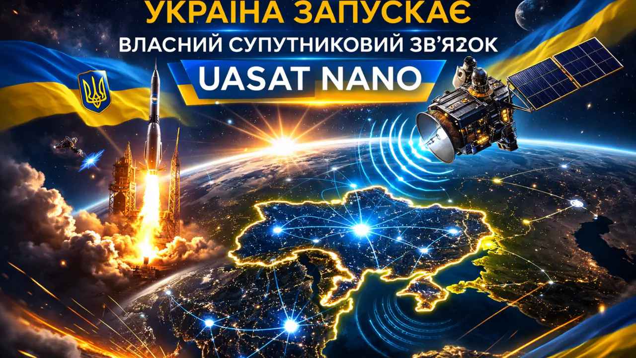 UASAT NANO — первая украинская спутниковая сеть стартует в октябре