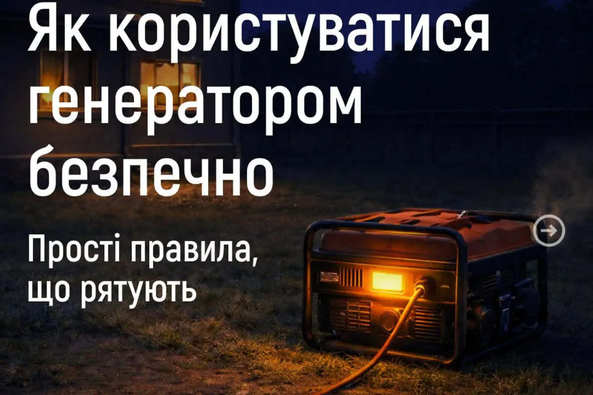 Генератор — ваш рятівник під час знеструмлень чи прихована загроза?