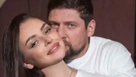 Євген Селезньов з дружиною
