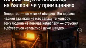 Генератор — ваш рятівник під час знеструмлень чи прихована загроза?