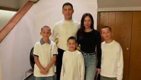 Тарас Степаненко з родиною