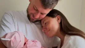 Михайло Романчук та Марина Бех з донькою