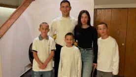 Тарас Степаненко з родиною