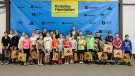 Еліна Світоліна та Сергій Стаховський на майстер-класі