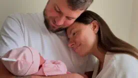 Марина Бех з чоловіком та донькою