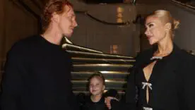 Юхим Конопля з дружиною та донькою