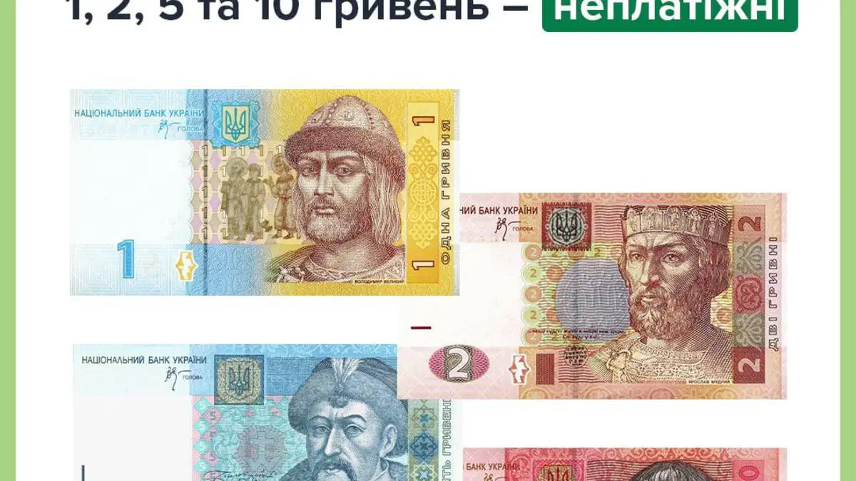 Все банкноты малых номиналов перестали быть средством платежа