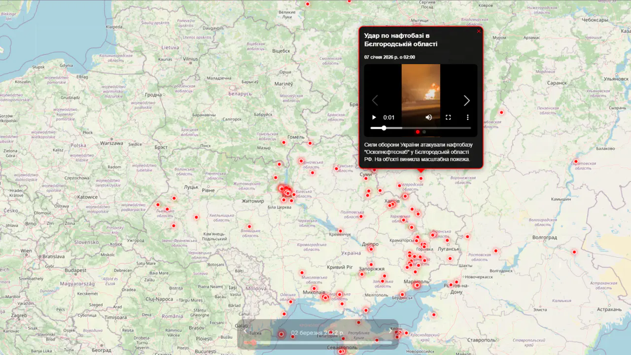 DOT.map: украинец собрал четыре года войны в одном архиве — и сделал это бесплатно