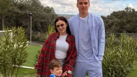 Андрій Лунін з родиною