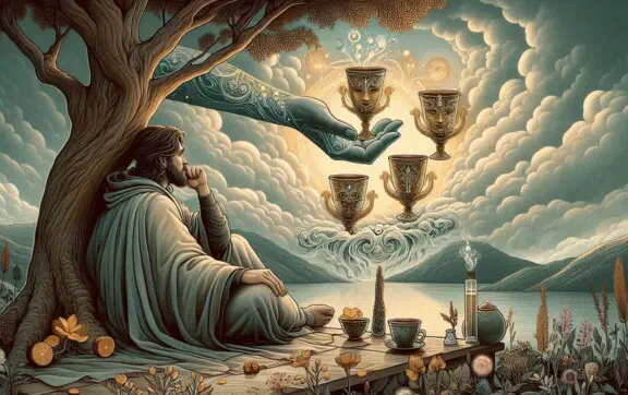 12 марта Четверка Кубков символизирует упущенные возможности, стоит быть внимательнее — старательность поможет предотвратить проблемы еще до их появления