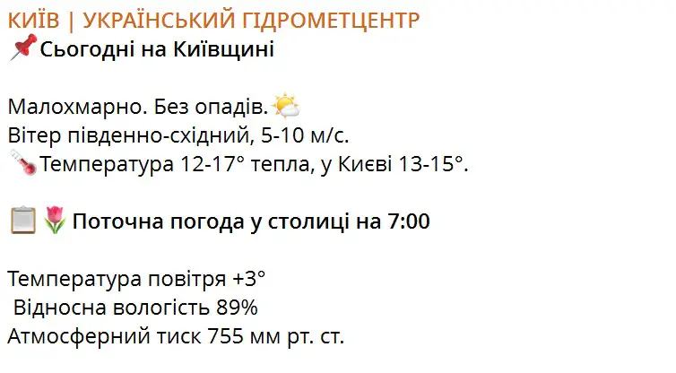 Сьогодні на Київщині