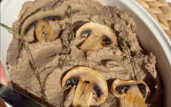 Вкусный и полезный: постный паштет с грибами и фасолью