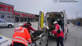 У Запоріжжі росіяни поцілили біля одного із терміналів логістичного оператора / Фото: Запорізька обласна військова адміністрація