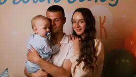 Николай Михайленко с семьёй