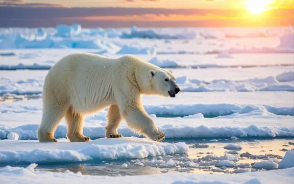 Результаты спутниковых наблюдений свидетельствуют об аномально низком уровне морских льдов в Арктике.