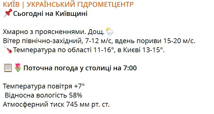 Сегодня в Киевской области