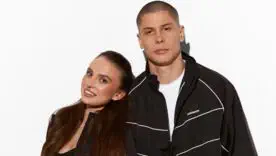 Денис Попов с женой