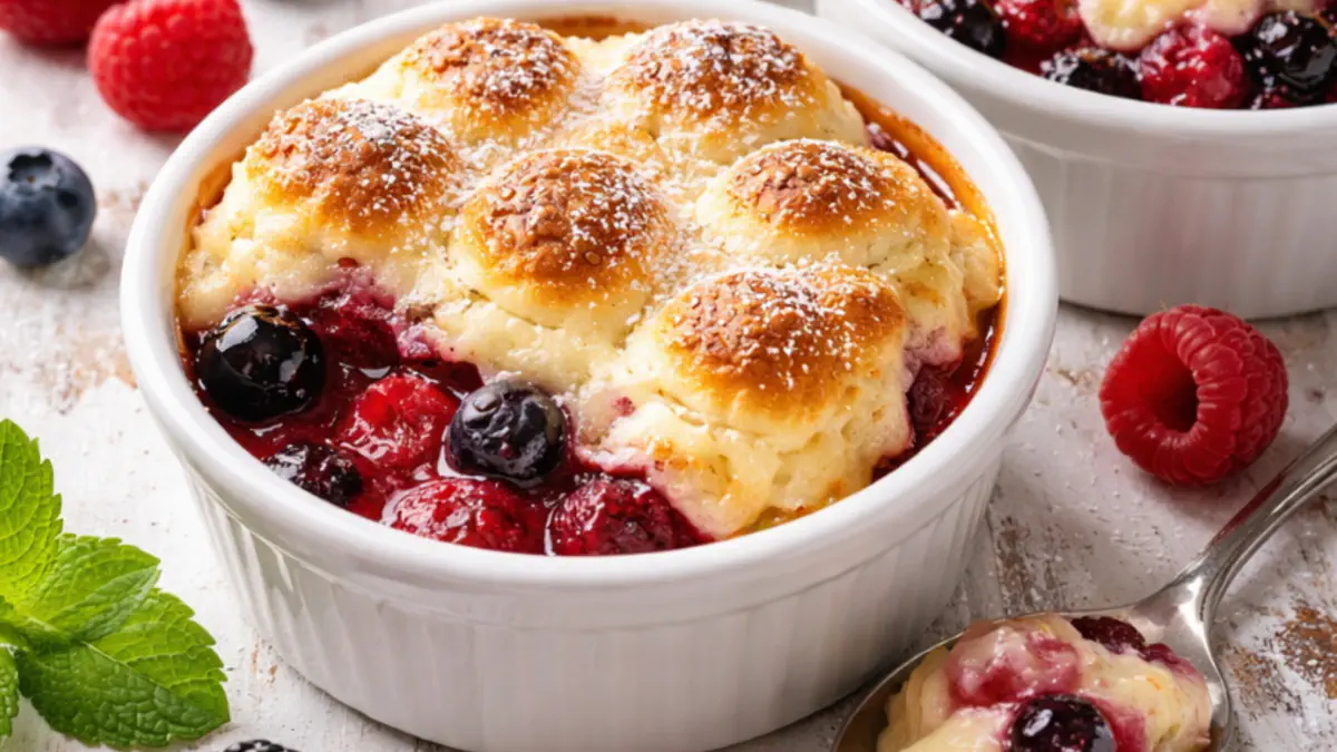Ягодный гратен с нежным кремом: простой десерт за 20 минут